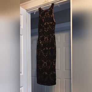 Cameo black pattern dress